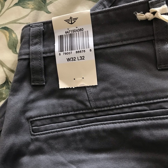 Dockers slim tapered grey khaki pants, alph@ male collection - Picture 3 of 8